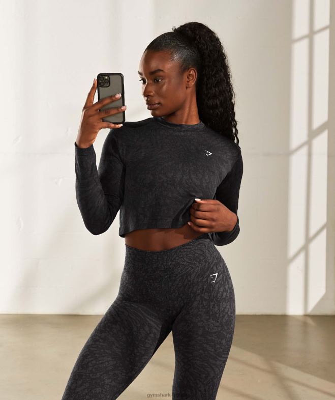 Gymshark adapter les leggings sans couture pour animaux sauvage | noir femmes 6HF28258